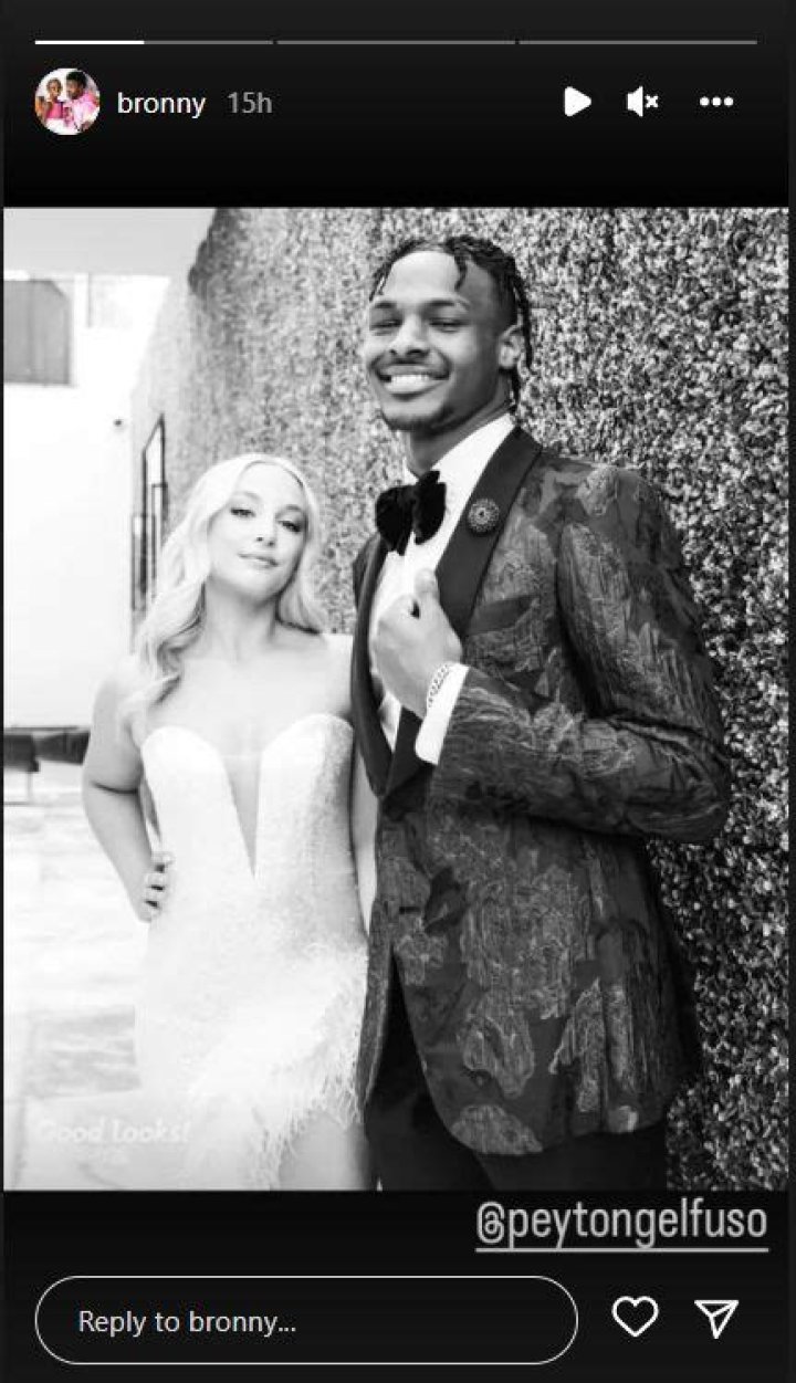 New Bronny James, Peyton Gelfuso Photos Spark Controversy ·