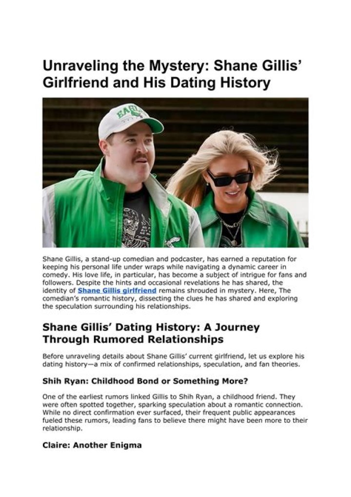 Unraveling The Rumors And Dating History